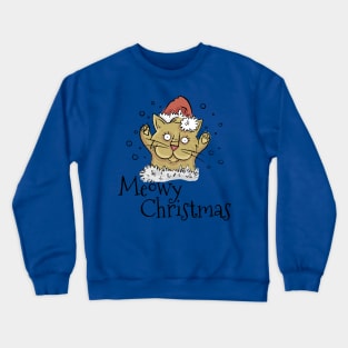 Meowy Christmas Crewneck Sweatshirt